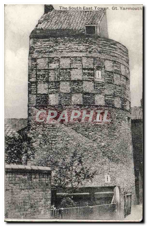 Grande Bretagne Great BRitain CPA The south sea tower Gt Yarmouth