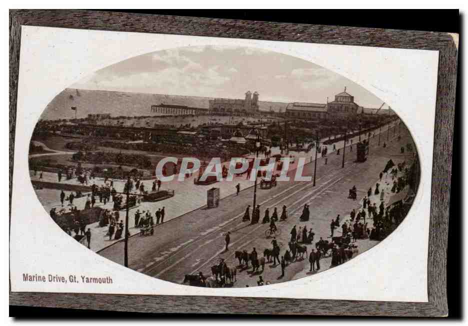 Grande Bretagne Great BRitain CPA Marine drive Gt Yarmouth