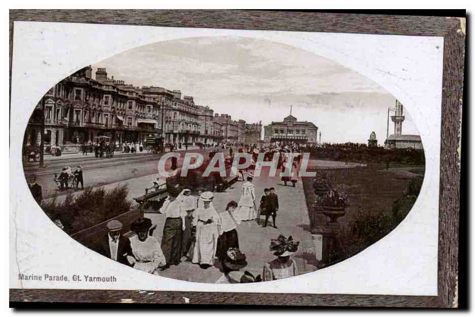 Grande Bretagne Great BRitain CPA Yarmouth marine parade