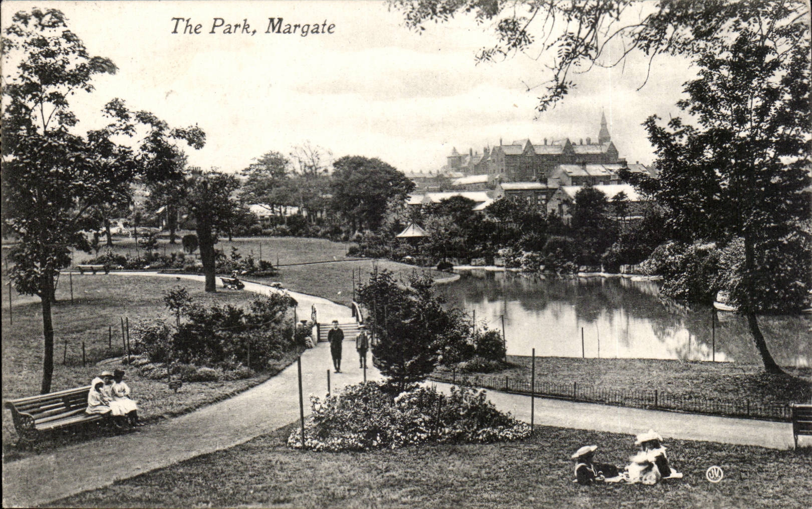 Grande Bretagne Great britain CPA the park Margate