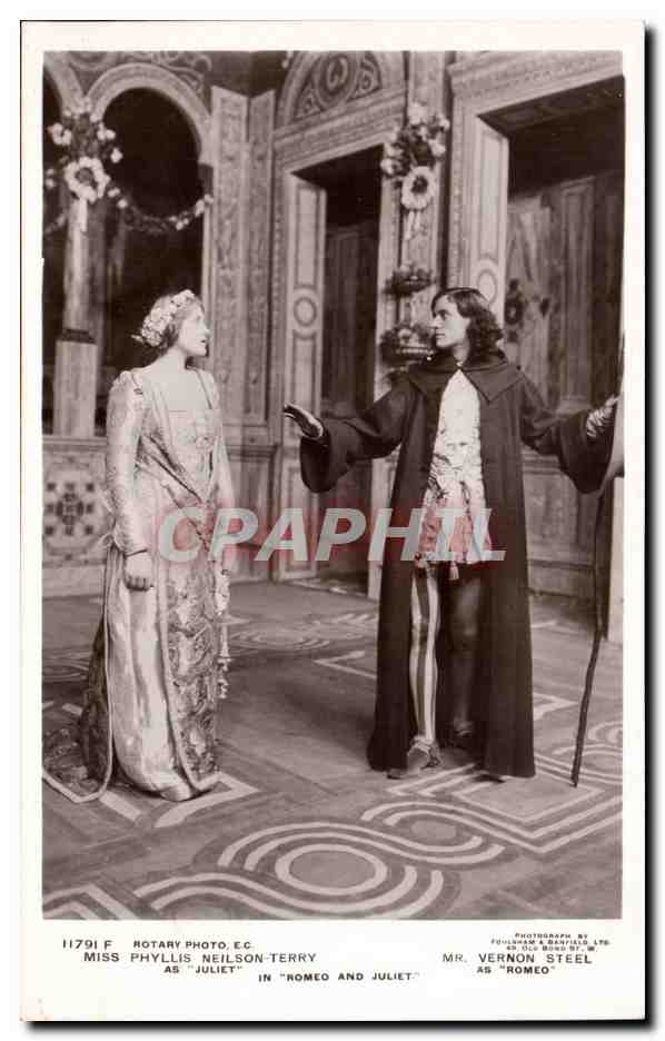 Grande Bretagne Great britain CPA Miss Fisher White Mr Hewitt Phyllis Neilson Terry Romeo and Juliet Shakespeare