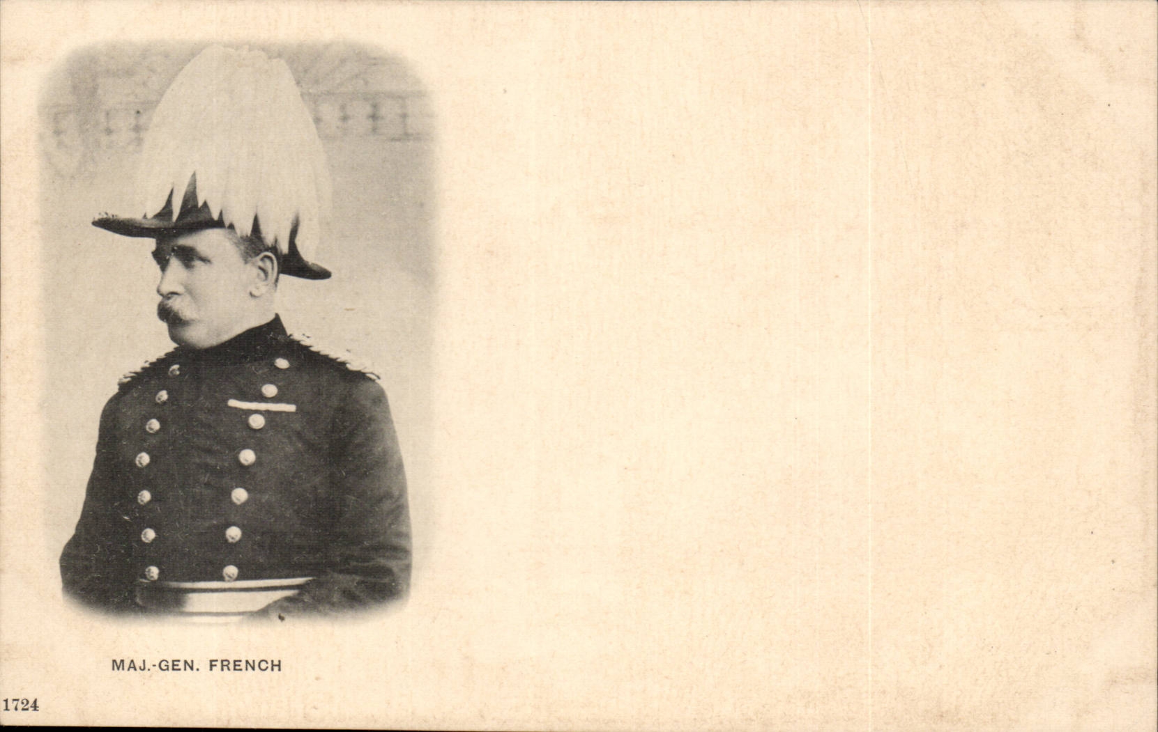 Maj.-Gen. French — portrait militaire — éditeur inconnu, n° 1724
