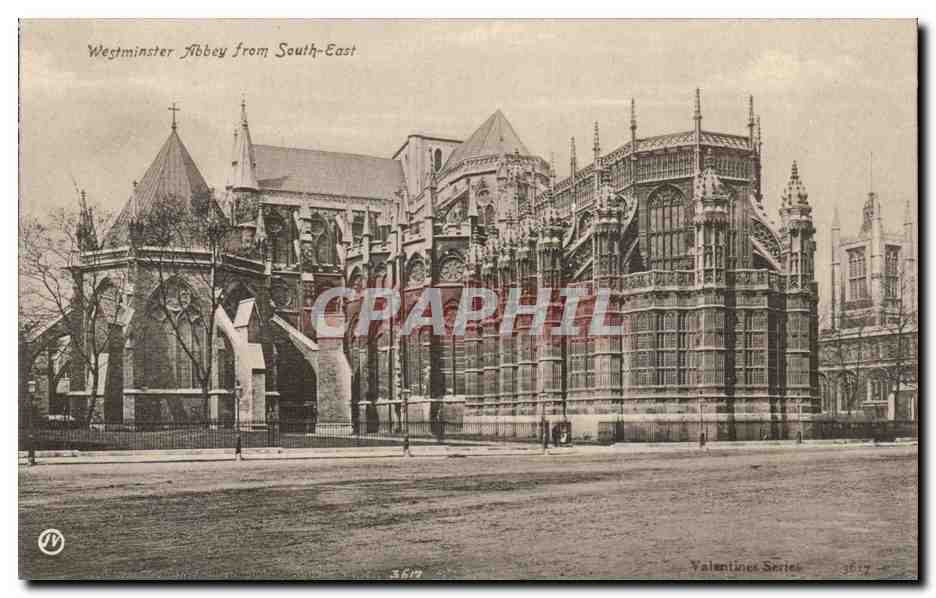 Grande Bretagne Great BRitain CPA London Westminster Abbey from South EAst