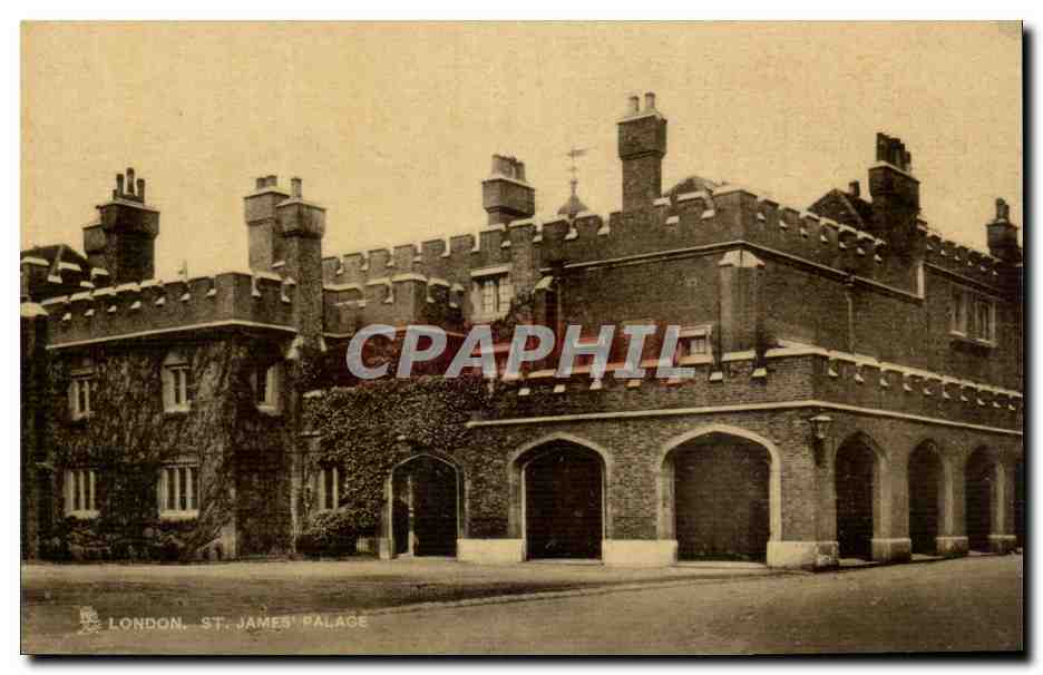 Grande Bretagne Great BRitain CPA London St James palace
