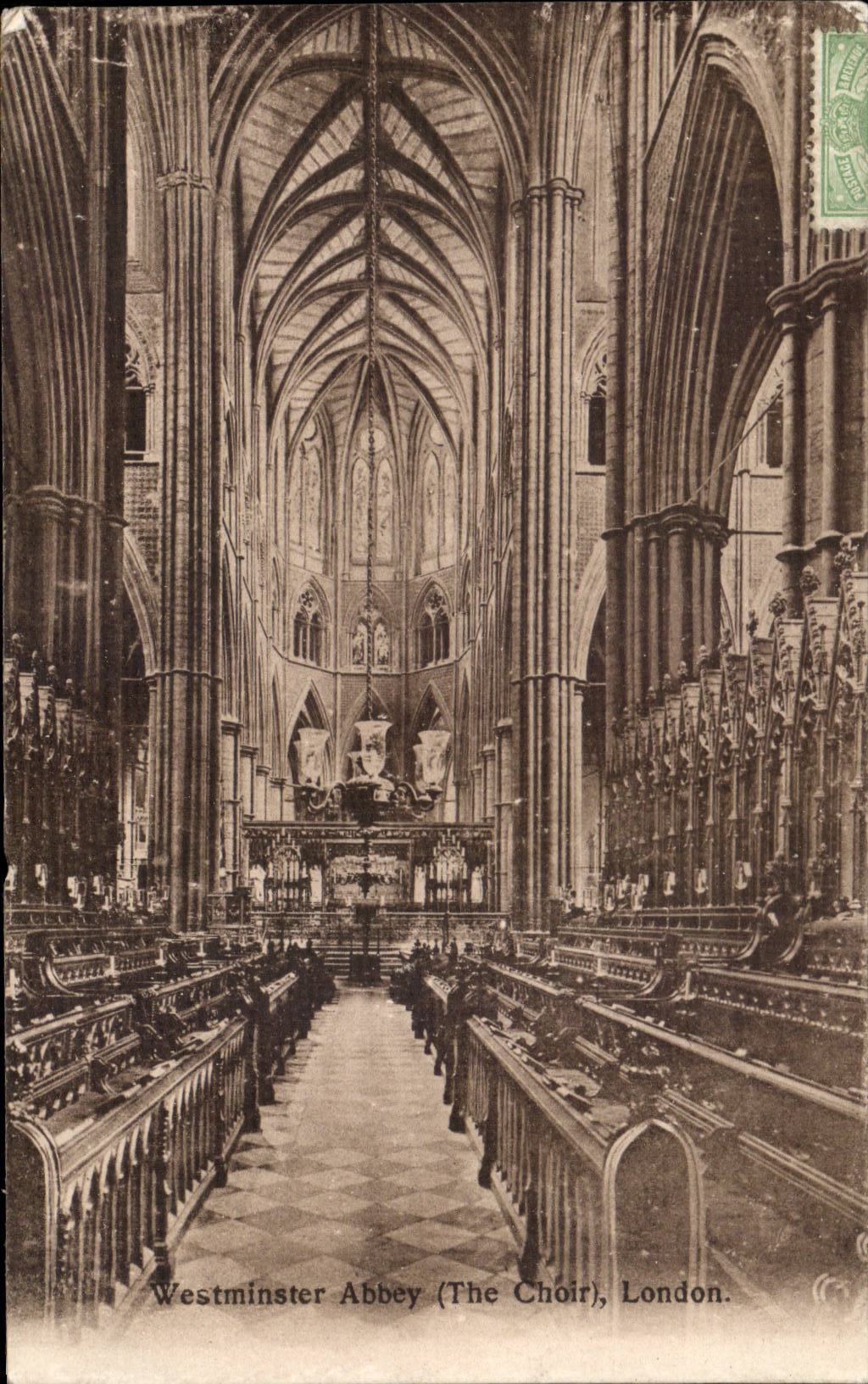 Grande Bretagne Great BRitain CPA London Westminster abbey The Choir