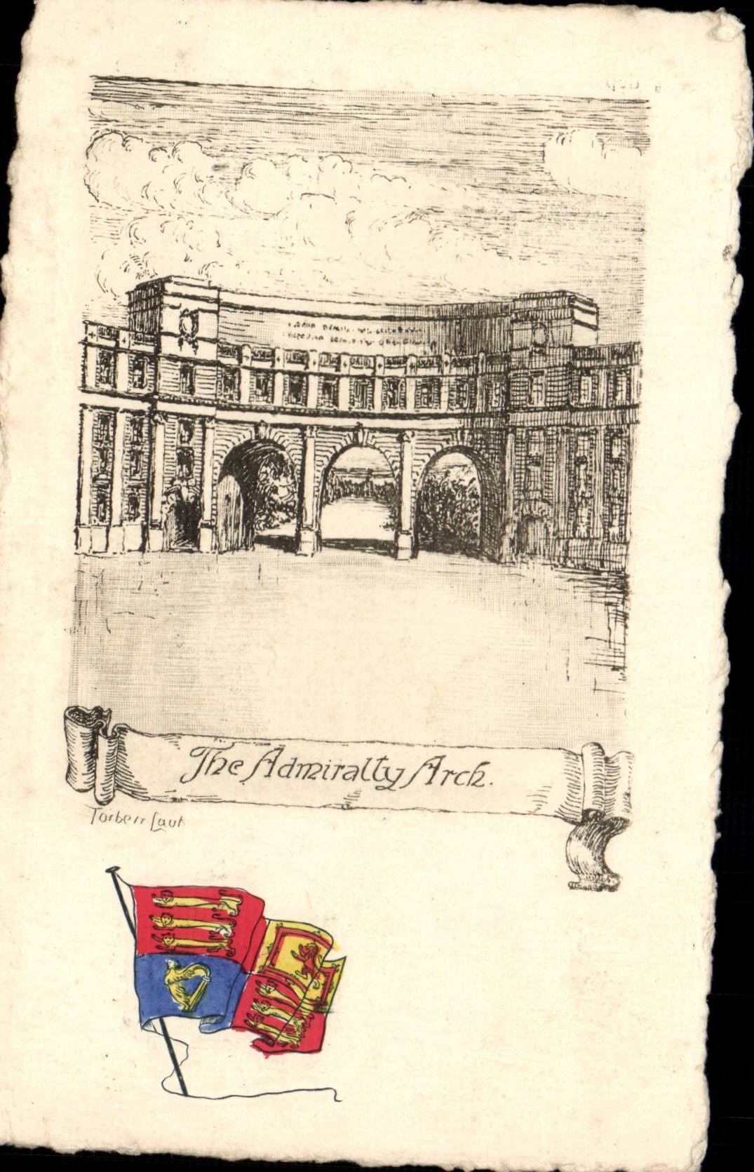 Grande Bretagne Great BRitain CPA London The Admiralty arch 