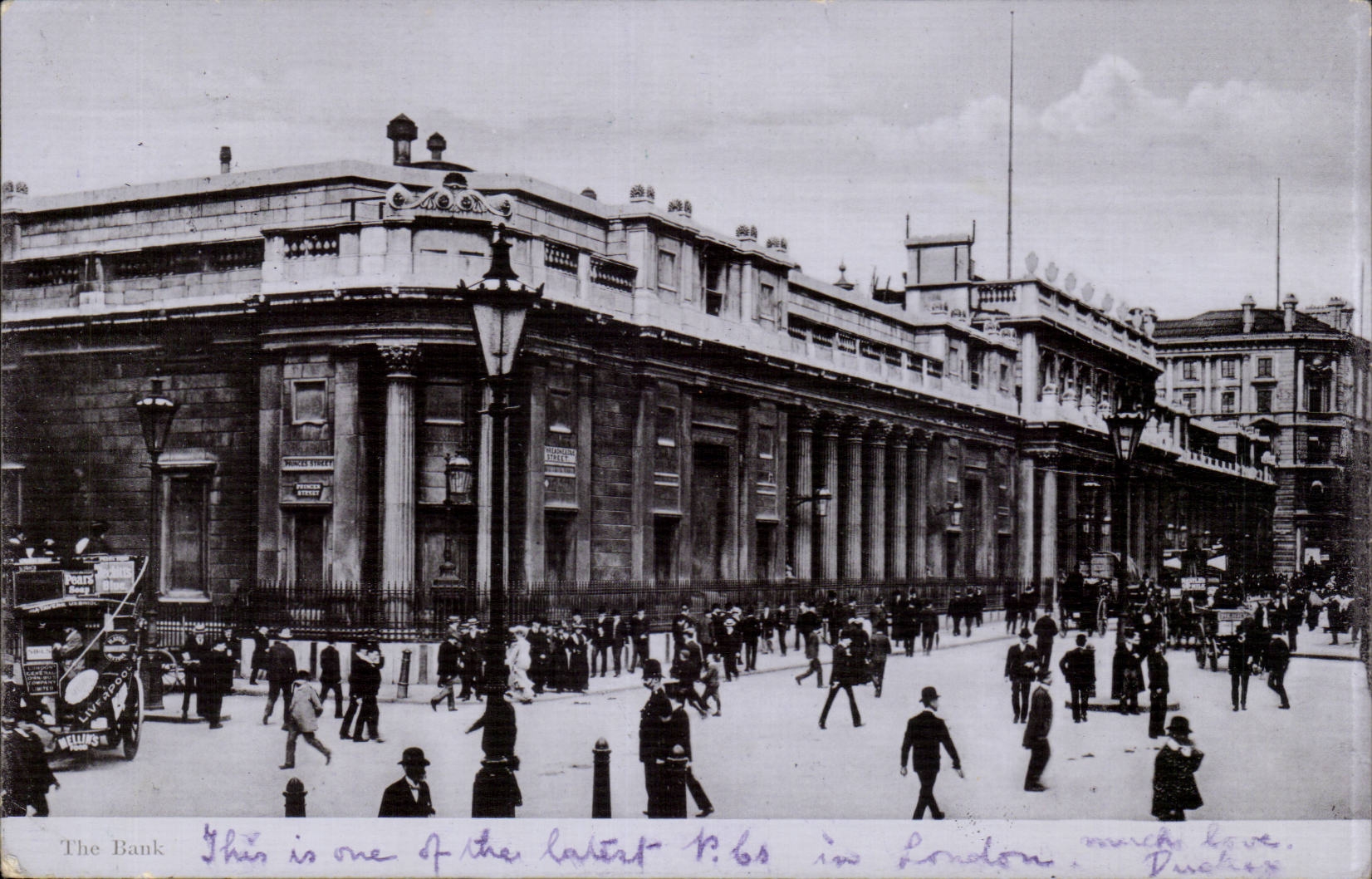 Grande Bretagne Great BRitain CPA London The bank