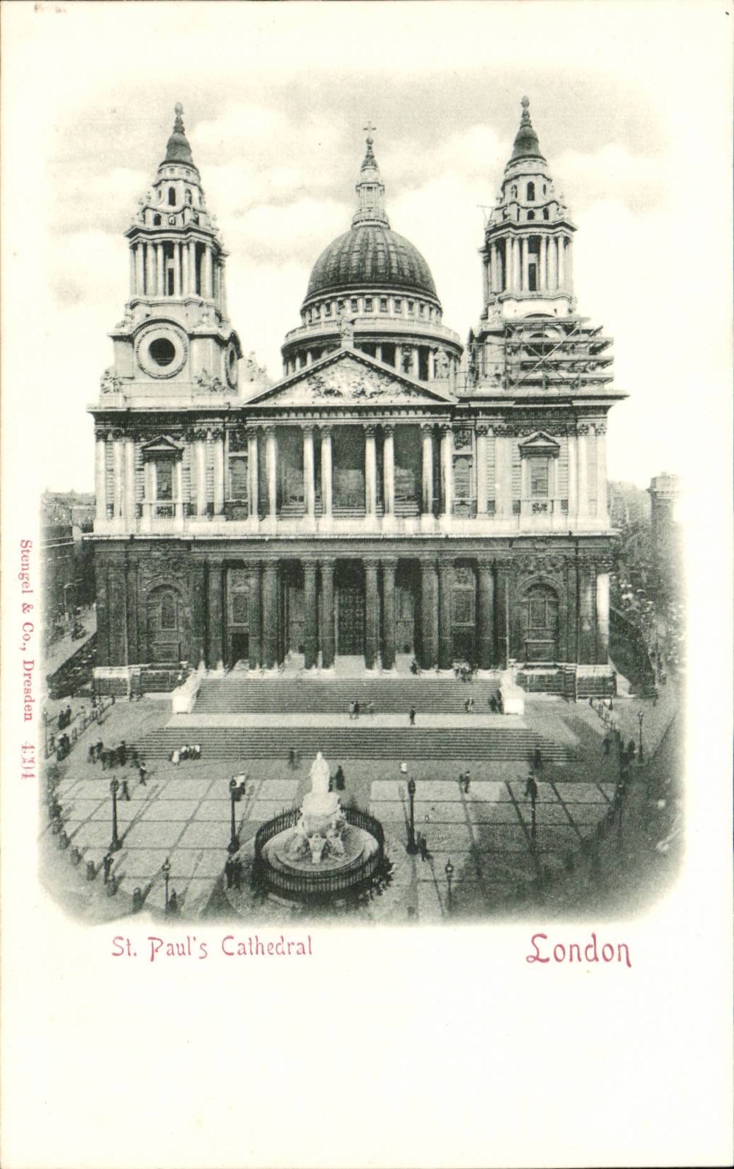 Grande Bretagne Great Britain CPA London St Paul's cathedral