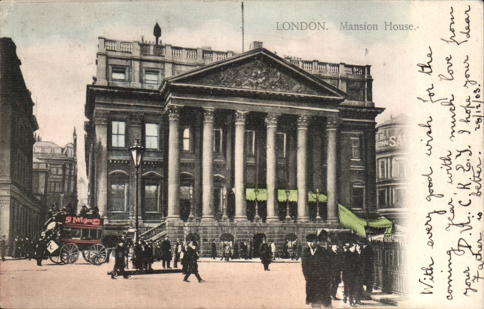 Grande Bretagne Great Britain CPA London Mansion house