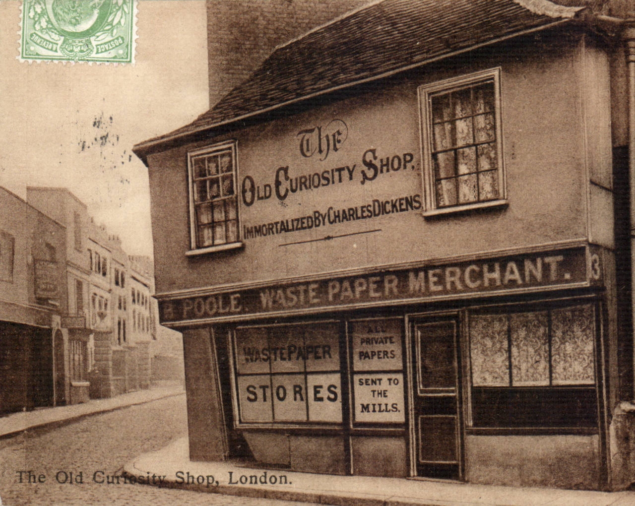 Grande Bretagne Great Britain CPA London The old curiosity shop