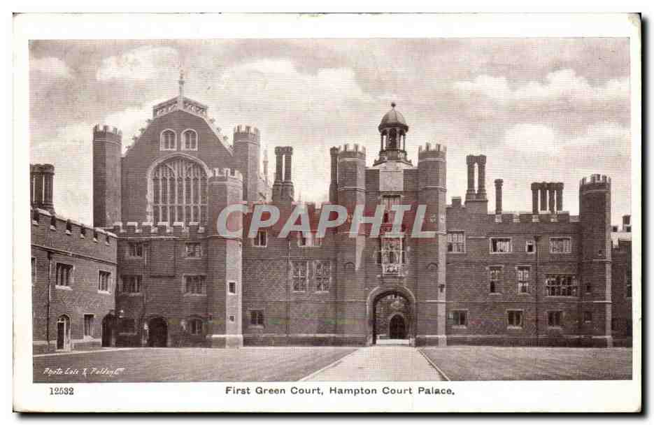 Grande Bretagne Great Britain CPA London First green court Hampton court palace