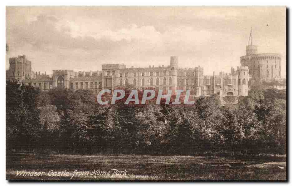 Grande Bretagne Great Britain CPA Windsor castle from Home park