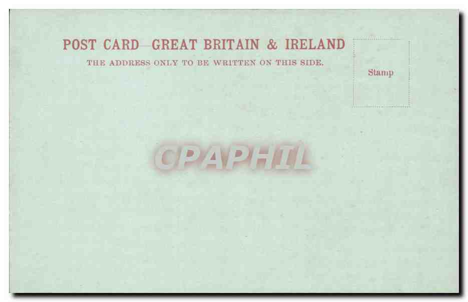 Grande Bretagne Great BRitain CPA St michael's church Yorktown — Rückseite