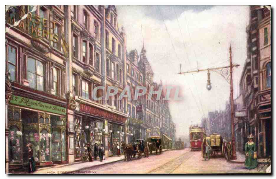 Grande Bretagne Great BRitain CPA Croydon High street