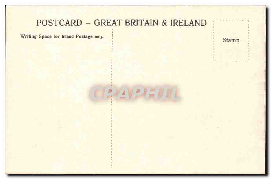 Grande Bretagne Great BRitain CPA Croydon High street — Rückseite