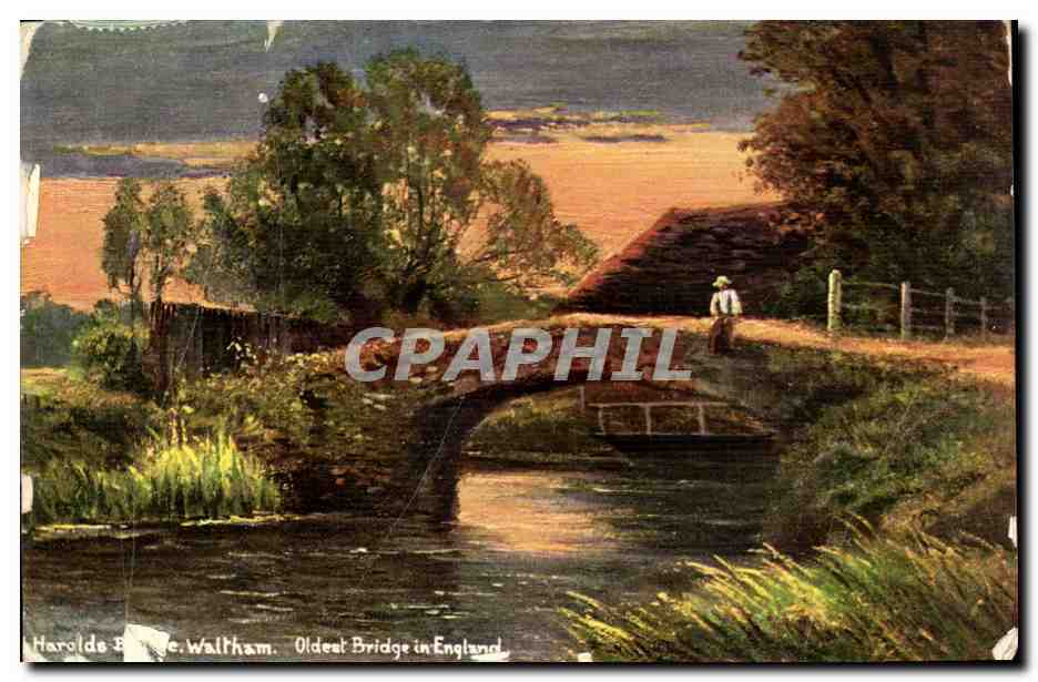 Grande Bretagne Great BRitain CPA oldest Bridge in England Waltham