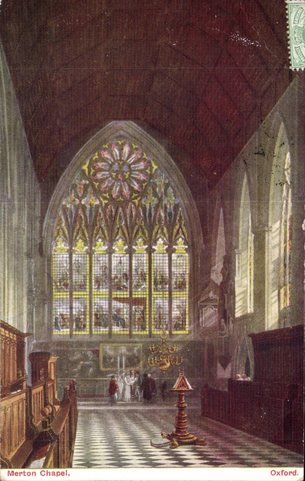 Grande Bretagne Great BRitain CPA Oxford Merton chapel