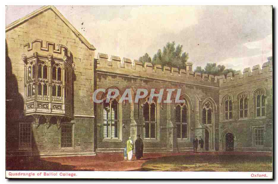Grande Bretagne Great Britain CPA Oxford Quadrangle of Balliol college