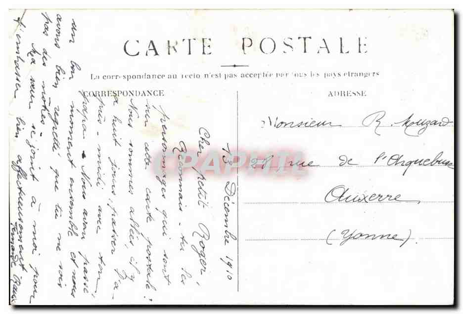 Fantaisie - Enfant et Pere - - CPA  — Rückseite