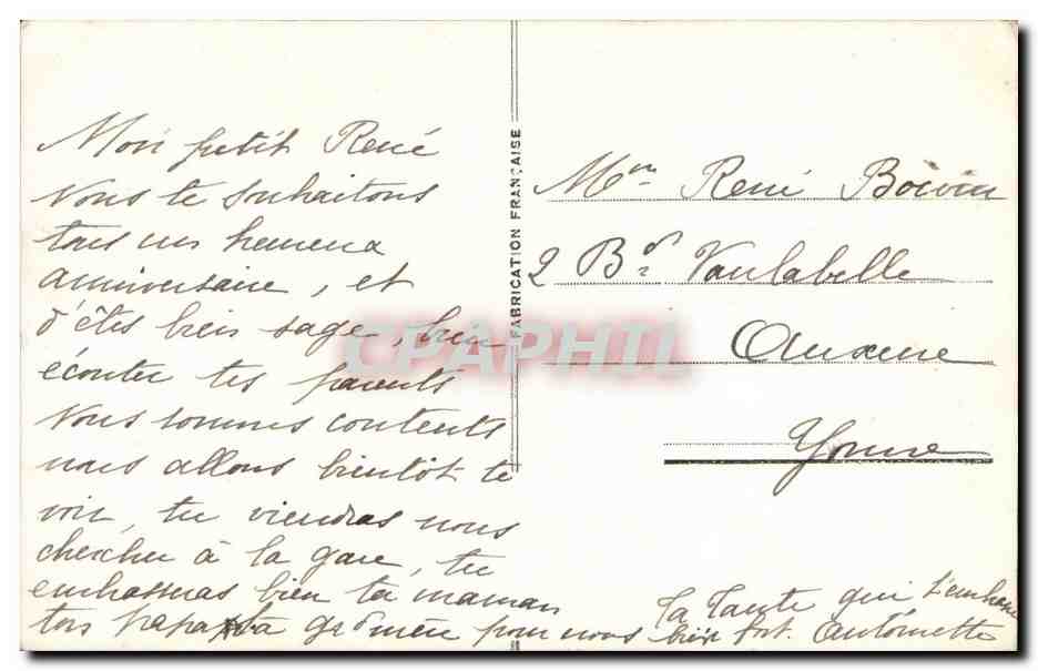 Fantaisie - Femme - Woman with long flowing hair - CPA  — Rückseite