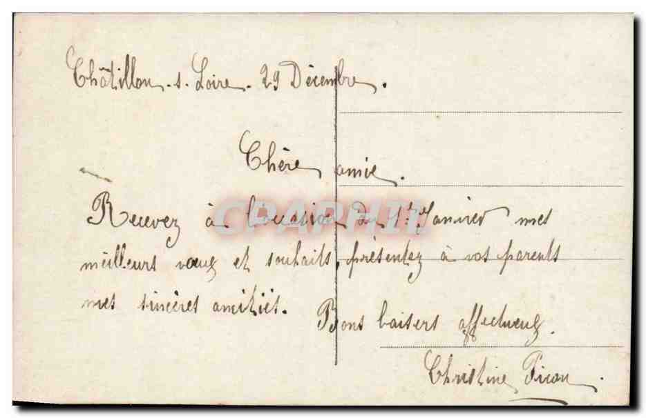 Donna in abito con volant — rose — H. H. n° 1003 — Verso