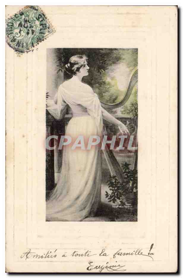 Fantaisie - Femme Elegente - Eugenie - CPA -