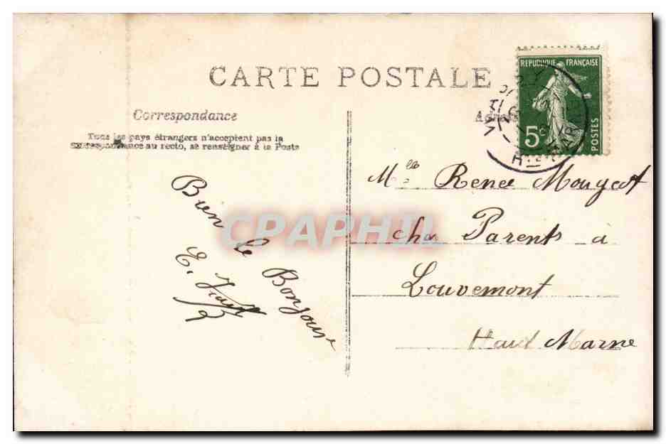 Jeune femme tenant un bouquet de fleurs — C.L. — 1505 — Reverso