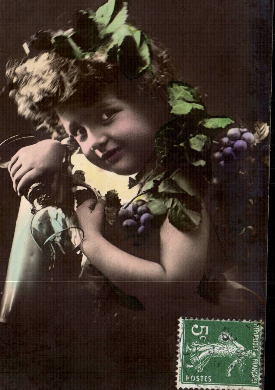 Fantaisie - Enfant - Sweet little girl - CPA -