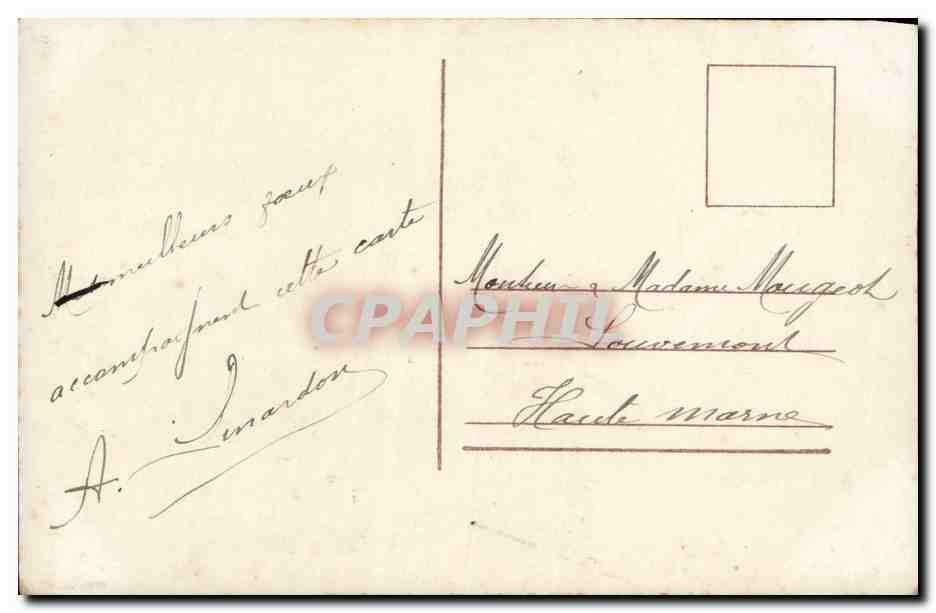 Mujer y niño en el balcón — Serie 636 — Editor S.O.L. 636 — Reverso