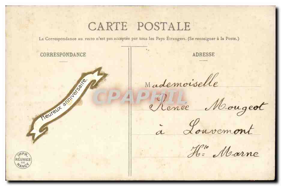 Fantaisie Homme - poisson d'avri -- la peche - CPA - — Rückseite