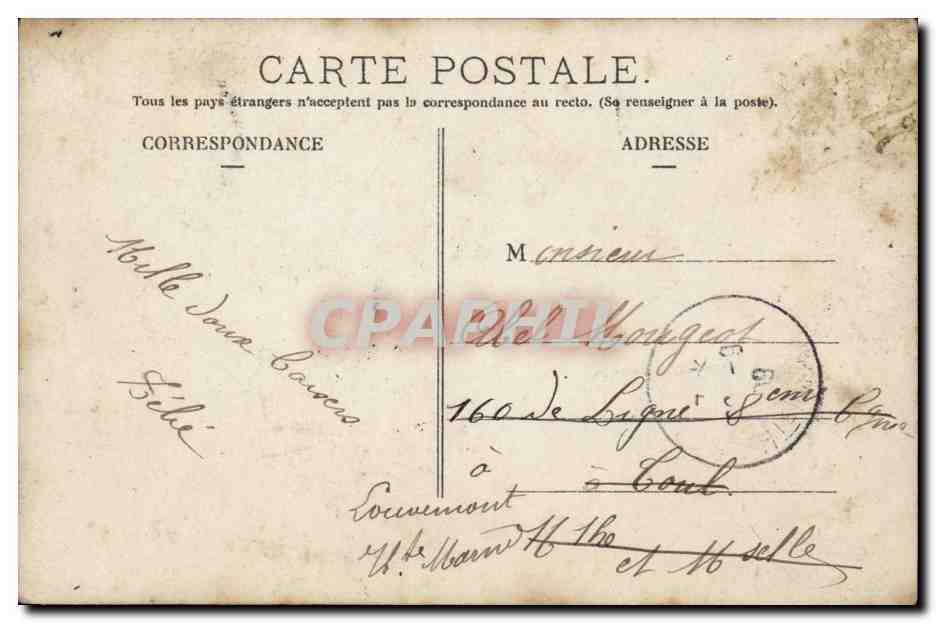 Fantaisie - Enfant - Jolie Fille - CPA  — Rückseite