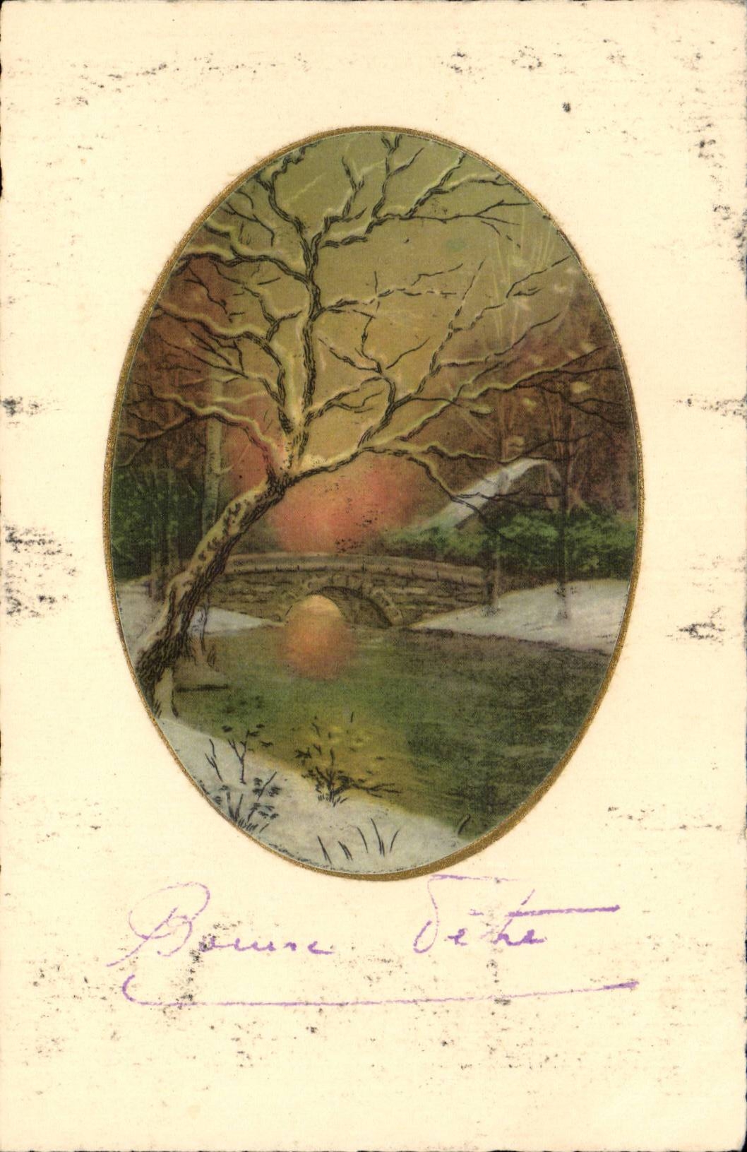 CPA Fantaisie Paysage