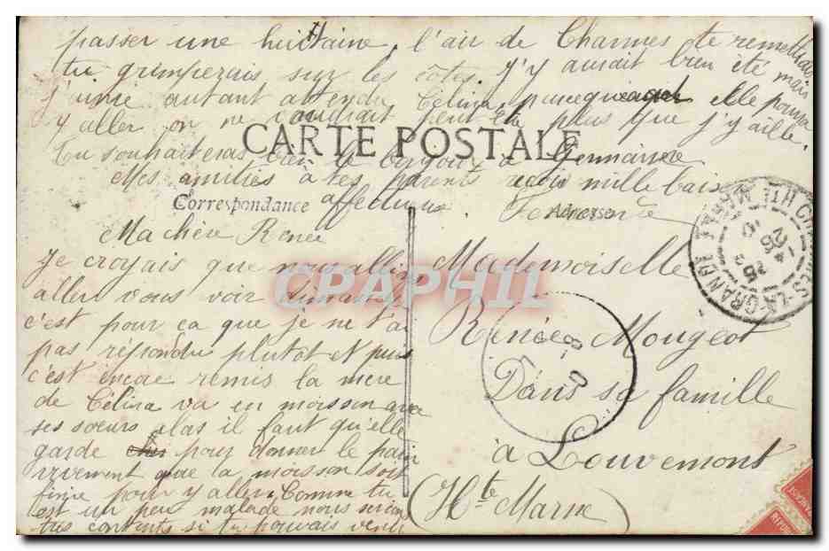 Couples en amoureux — Roses et hommage — Éditeur A. N° 434 — Reverso