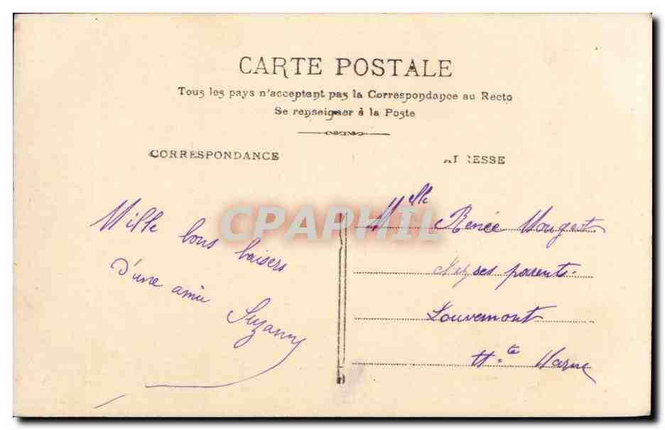 Couple en extérieur — roses et décor — Éditeur ELD, n° 4165 — Reverso