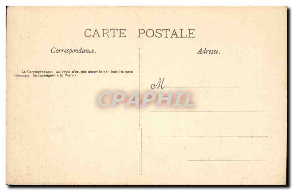 Fleur de Printemps — jeune femme en robe bleue assise sur un banc parmi les fleurs — éditeur A. Bécherel, n° 127 — Verso
