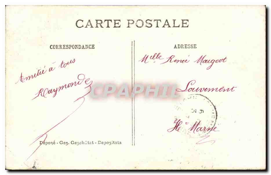 Fantaisie - Enfant - Femme - Mother and child smiling - CPA  — Rückseite