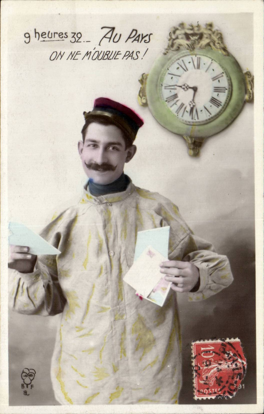 Soldat au pays — 9 heures 30 — éditeur BTF n°8