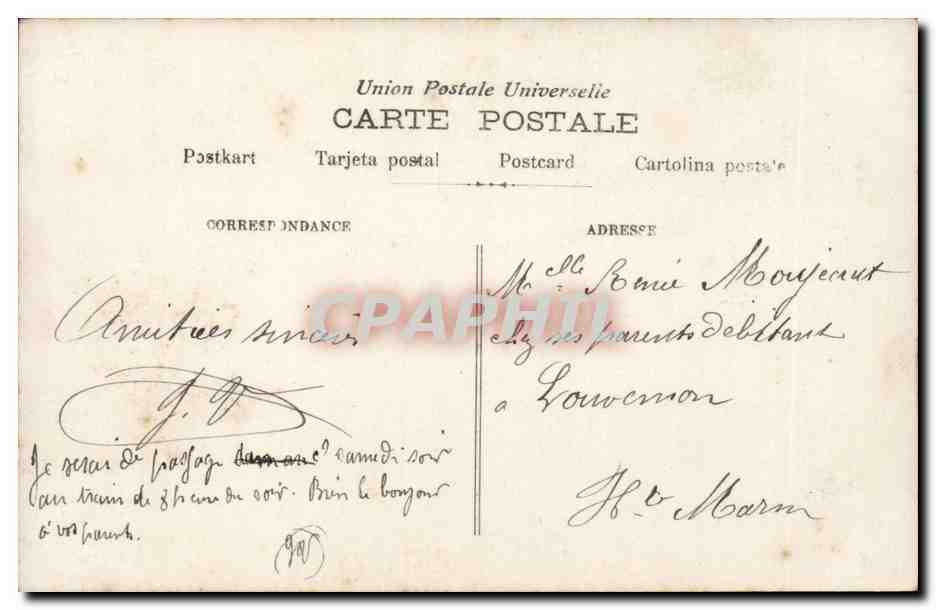 Soldat au pays — 9 heures 30 — éditeur BTF n°8 — Verso