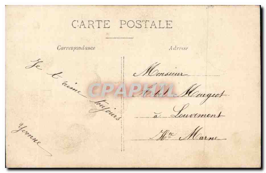 Fantaisie - Couple - Le Choix d'un nom - CPA  — Rückseite