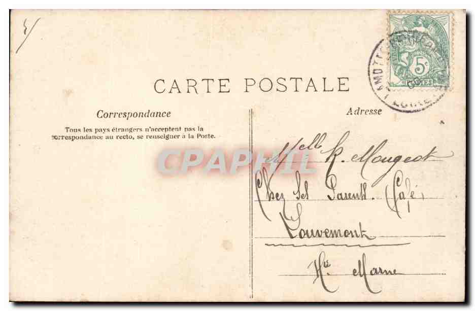 Fantaisie - Enfant - A demain Maman i - breathtaking little girl - CPA  — Rückseite