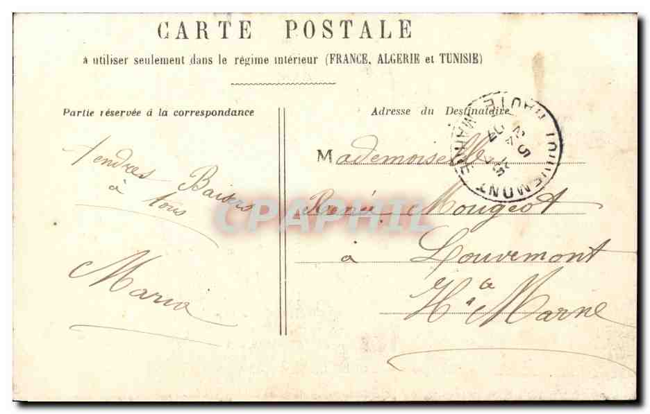 Fantaisie - Enfant - Spectacle -Theatre - Theobald - En Garde - series de 6 - CPA  — Rückseite