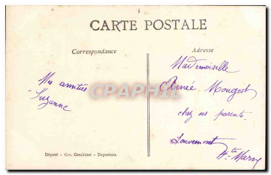 L'Amour chante sous les tonnelles — poème — A.K.S. Collection 9 — Verso