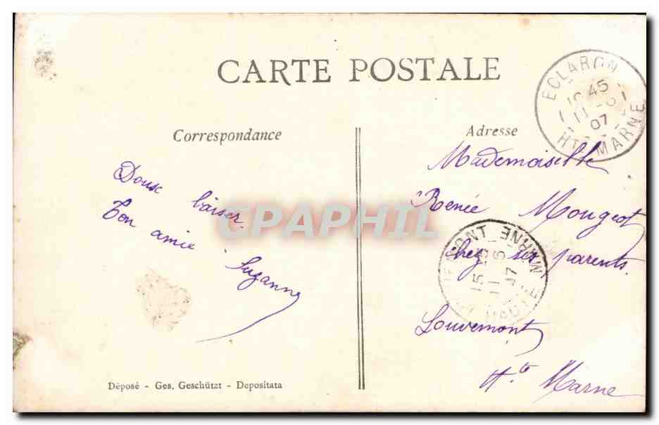 Couple amoureux sous un treillis — scène de romance — A&S, n° 427/5 — Reverso
