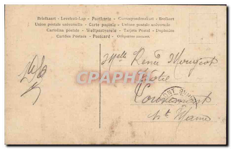 Femme en robe à motifs — studio — G. ST. 1001 X — Achterkant