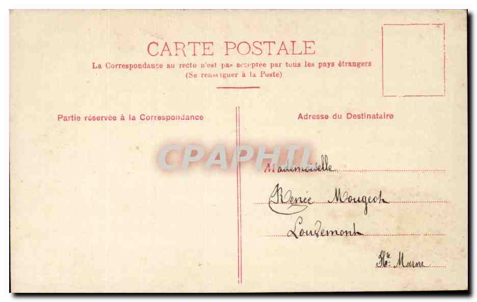 Giovane donna che piange — cartolina d'epoca — S. 257-3965, edita da Mariée — Verso