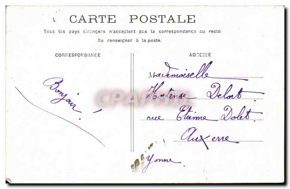Fantaisie - 1906 - Enfant - Noel - Christmas - Asseyons nous un moment petit Pierre - CPA  — Rückseite