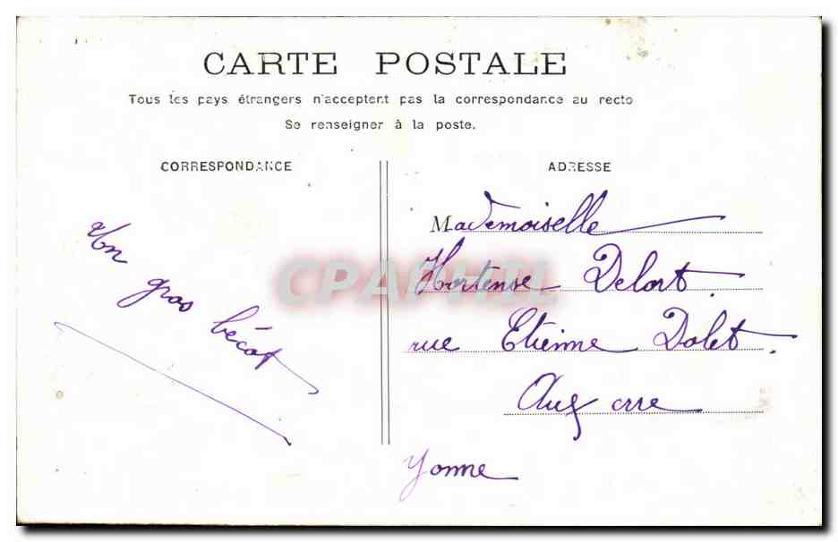 Fantaisie - 1906 - Enfant - Noel - Christmas - J'ai un petit rossignol que j'ai deniche pour vous - CPA  — Rückseite