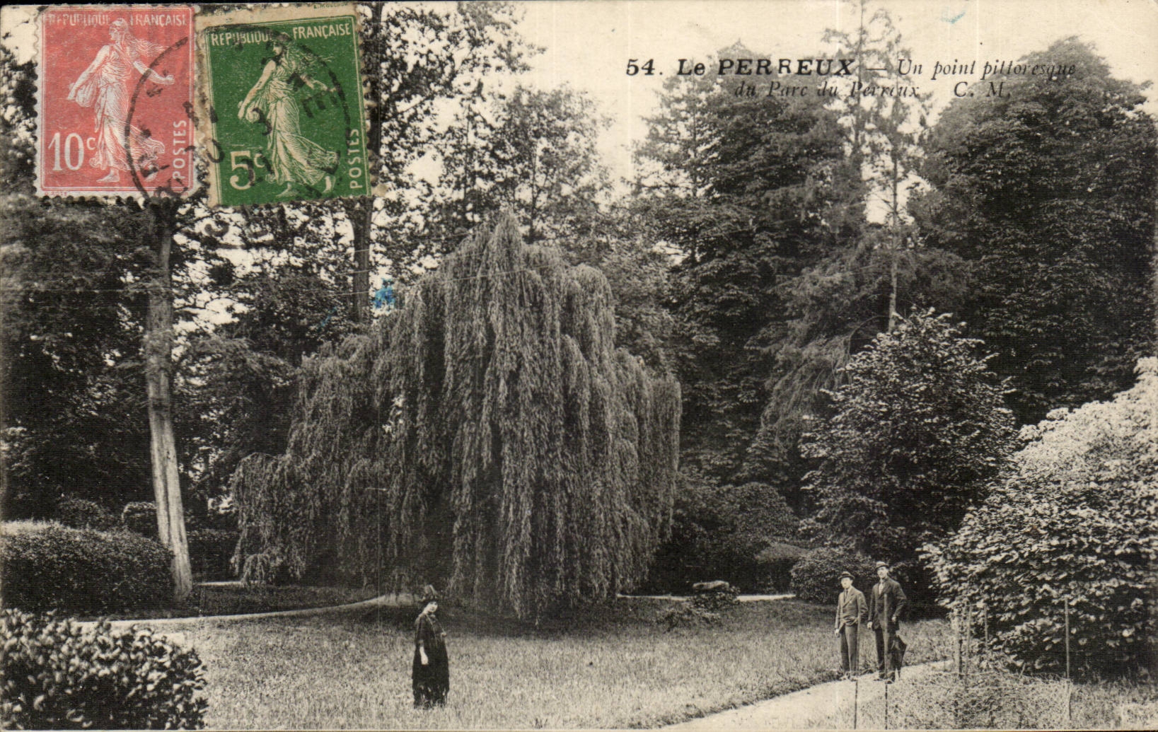 Le Perreux CPA Un coin pittoresque du parc du Perreux