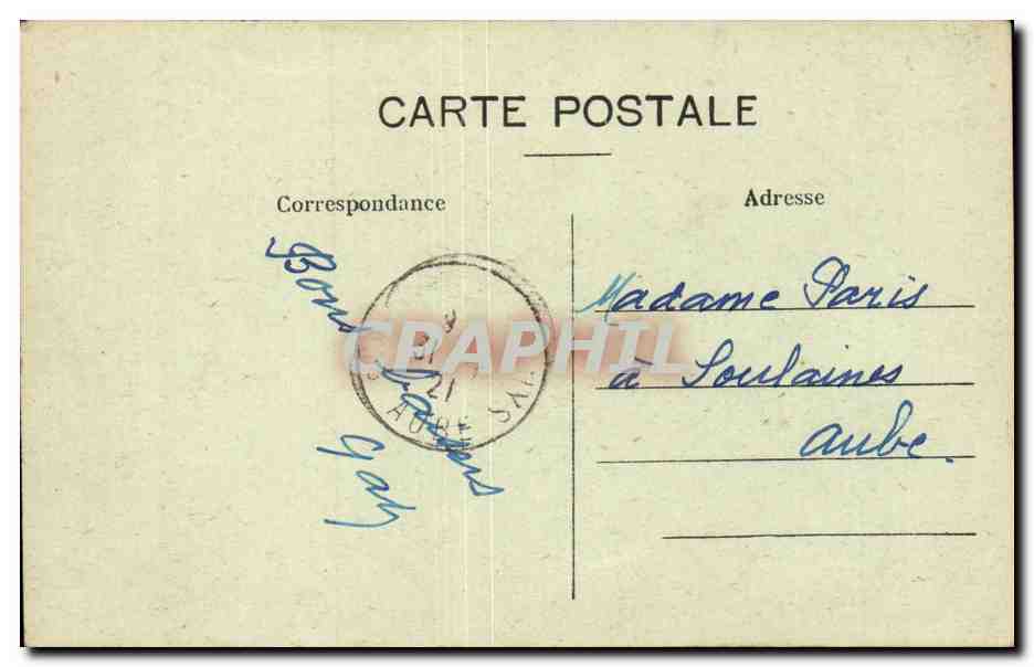 Le Perreux CPA Un coin pittoresque du parc du Perreux — Rückseite