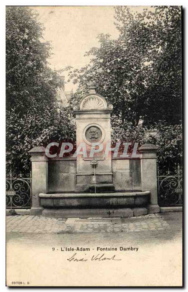 L'Isle-Adam — Fontaine Dambry — Édition L. D.